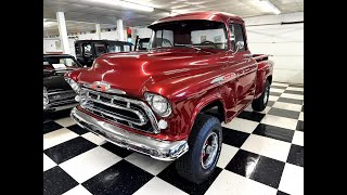 1957 Chevy 4x4 3100 Driving Video [upl. by Nosyerg]