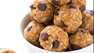 Oatmeal Energy Balls without honey or maple syrup [upl. by Salohcin]