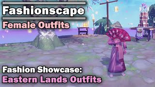 Fashionscape Showcase Eastern Lands Outfits  Runescape Female Outfits [upl. by Annaj]