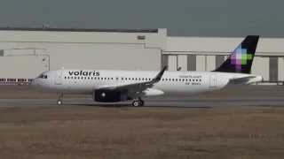 Volaris Airbus A320 Sharklets N523VL  Hamburg Finkenwerder [upl. by Ahseinek]