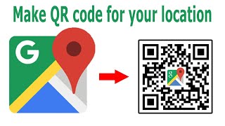 How to generate QR code for your location on Google Maps [upl. by Atiuqehs]