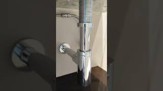 Table top wash basin fitting plumbing work washroom fixing short video [upl. by Aicillyhp269]