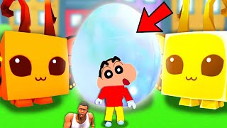 ROBLOX PET SIMULATOR with SHINCHAN and CHOP [upl. by Eberly760]