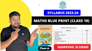 Class 10 Maths Blue Print Session 202324 I Maths Class 10 Blue Print and Chapter Wise Analysis [upl. by Modestine533]