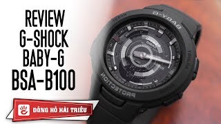 Review đồng hồ GShock nữ BabyG BSAB1001ADR  Cho bạn nữ cá tính và thể thao [upl. by Artenak625]