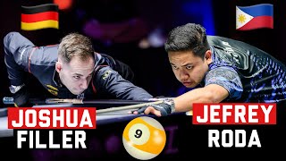 1 RANKED WPA WORLD POOL PLAYER JOSHUA FILLER FROM GERMANY VS JEFREY RODA FROM THE PHILIPPINES [upl. by Susann649]