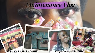 Maintenance Vlog Prepping For My Trip🛫🧳 VAVA Lash Unboxing✨️ [upl. by Bambi]