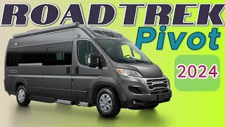 2024 Roadtrek Pivot  Class B Camper Van with an Amazing Bathroom [upl. by Shirberg]