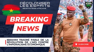 Ibrahim Traore parle au Burkinabe de la Revolution de lAES [upl. by Idoc]