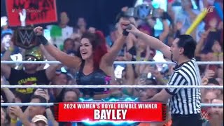 WWE ROYAL RUMBLE 2024 WOMENS ROYAL RUMBLE MATCH [upl. by Aicyle]