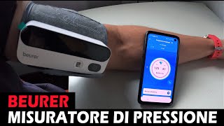 RECENSIONE Beurer BM 59 Misuratore di pressione da braccio a batteria senza tubi o cavi [upl. by Arykat268]