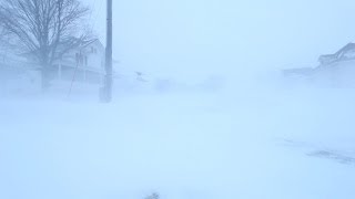 Incredible Blizzard Conditions [upl. by Inaej]