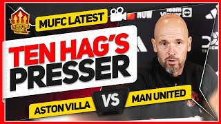 ANOTHER INJURY BLOW Ten Hag Press Conference Reaction ASTON VILLA vs MAN UNITED [upl. by Anoid762]