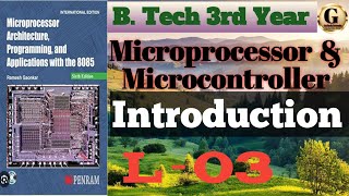 Microprocessor Components  Microprocessor and Microcontroller  B Tech ECE 3rd Year [upl. by Allebram759]