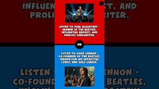 The Greatest Rock Legends A Would You Rather Tribute Game Part 1 This or That Rock Music [upl. by Nilram171]