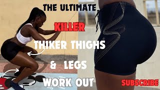 Ultimate AtHome Leg Day for Toned Legs amp Thicker Thighs [upl. by Ardene992]