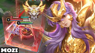 Honor of Kings Mozi Gold Scorpio Skin Gameplay Rank Mythic [upl. by Abercromby]