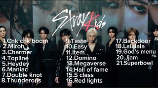 STRAYKIDS SONGS TO MAKE YOU DANCE NONSTOP  STRAYKIDS PLAYLIST  straykids [upl. by Bathulda636]