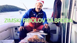 ZIMSKI RIBOLOV SA BRODA Sretan božić [upl. by Alano]