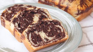 Marble Cake Recipe  Easy Delicious Cake with 2 eggs only [upl. by Dupuis]