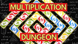 MULTIPLICATION Card Games for Gameschooling Multiplication DUNGEON [upl. by Jamnis795]