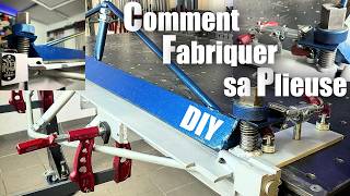 Fabrication dune plieuse 100 recup plieuse tole acier aluminium diy [upl. by Rahas287]