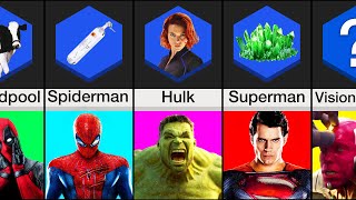 Comparison Superheroes And Their Weaknesses [upl. by Hsot873]