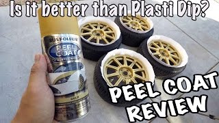 Rustoleum Peel Coat Review  0407 STI BBS Wheels [upl. by Narod]