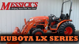 New Kubota LX2610  LX3310 Tractors  Series Overview [upl. by Emelun]