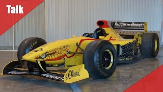 Bilweb Auctions talks  Jordan Peugeot 197 F1 bil från 1997 [upl. by Sewoll]