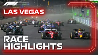 Race Highlights  2023 Las Vegas Grand Prix [upl. by Fanchan]