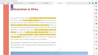 Pastoralism in Africa  class 9 history  section II  unit 5  upsc appsc tspsc railways banks [upl. by Allevon330]