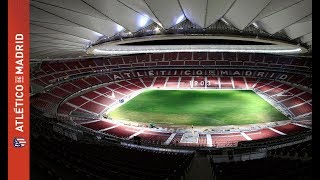 TIME LAPSE  ¡Colocado el césped en el Wanda Metropolitano [upl. by Arta]