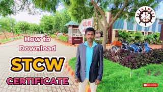 How to Download STCW course Certificate STCW Course Certificate டவுன்லோட் செய்வது எப்படி [upl. by Gaskin]