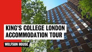 Wolfson House accommodation tour  Kings College London [upl. by Brott541]