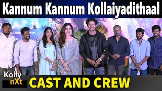 CAST amp CREW  Kannum Kannum Kollaiyadithaal Press Meet  Ritu Varma  Dulquer Salmaan [upl. by Poulter]