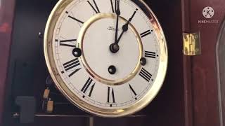 A Hermle Westminster chime wall clock [upl. by Kare749]