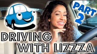 CRAZY DRIVER DRIVING WITH LIZZZA PART 2  Lizzza [upl. by Eitsirhc]