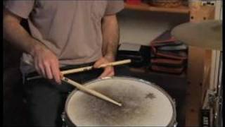 Snare Drum Tips  How to Play a Rim Shot on a Snare Off [upl. by Arikihs]