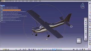 Cessna 172 Skyhawk Catia Tutorial [upl. by Bo]