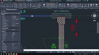 AutoCAD Dynamic Block  Multilayer Walls [upl. by Lindgren]