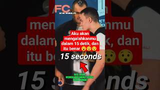 ketika prediksi sesuai realita 😯😱ngerrii 😨😮 boxing boxingskill fight mma ghalyhdaffa [upl. by Millicent]