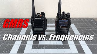 GMRS Channels vs Frequencies [upl. by Eadahs70]