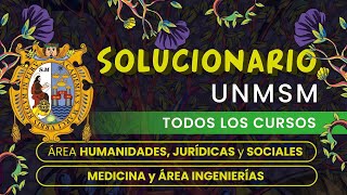 ✅ Admisión UNMSM 2022II 💥 Medicina Área C Área E  EL REAL SOLUCIONARIO [upl. by Evannia]