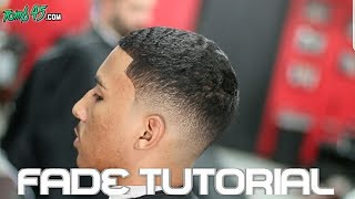 Learn How to Fade Hair Barbers Step by Step Haircut Tutorial [upl. by Rayham]