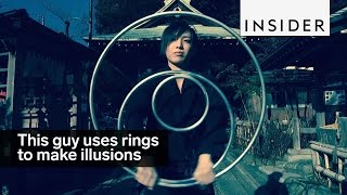 This guy uses rings to make hypnotizing illusions [upl. by Zenda991]