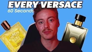 Every Versace Cologne in 60 Seconds 🔥 [upl. by Violette]