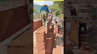 How village people make mud houses attractive and durable। shorts experiment [upl. by Ashien]