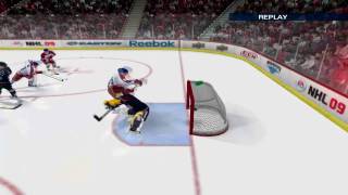 NHL 09 PC Multiplayer match [upl. by Flosser]