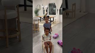 Dad catches daughter tying little sister to a chair because of this shorts [upl. by Noit]